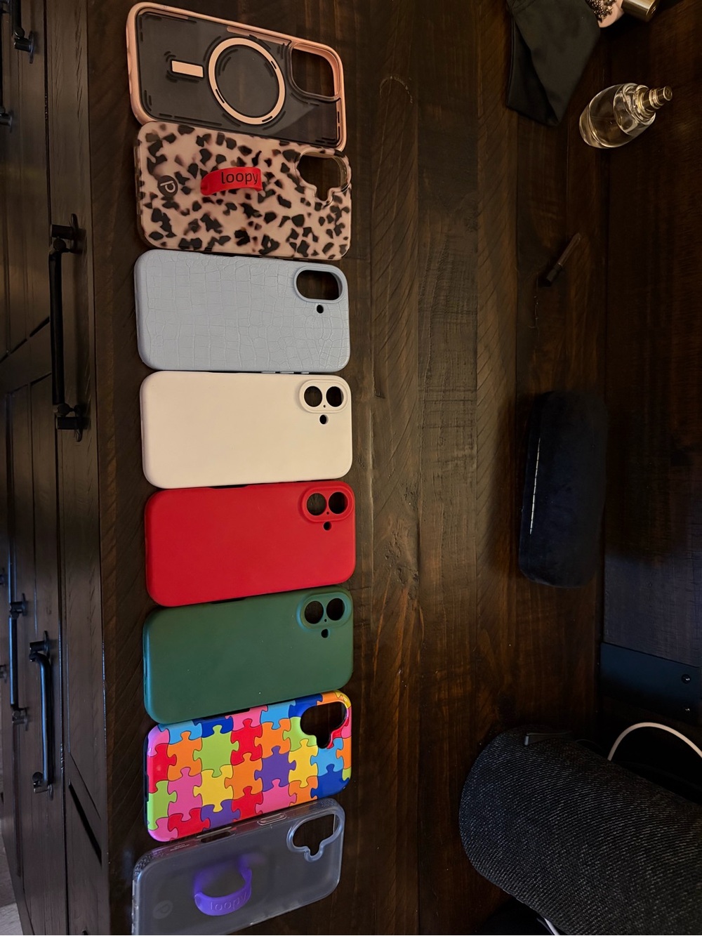 Assorted Multi-Color iPhone Cases - Red, Green, White, Blue, Pink, Patterned